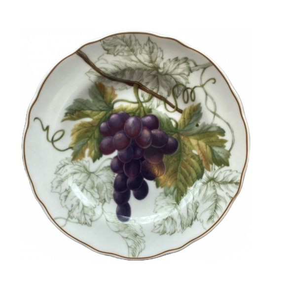 CHARTER CLUB. Summer Grove. Set 4 Salad plates 8x7.5 Discontinued pattern - Picture 2 of 5